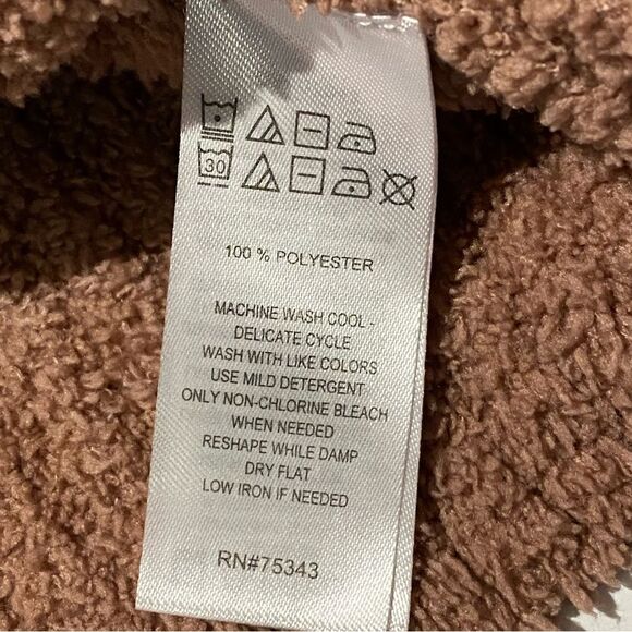 Women's Sincerly Jules Blush Pink Mock Neck Super Soft & Fuzzy Sweater Size L - Picture 4 of 11